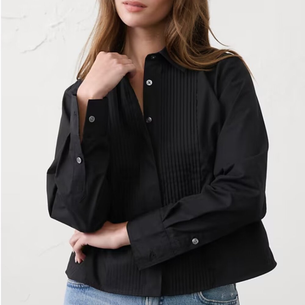 Banana Republic | Refined Pleated Shirt
